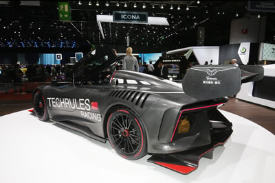Techrule Electric Sports Car with Gas Turbine Range Extender 